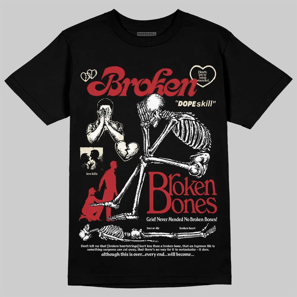 Black Toe Reimagined 1s DopeSkill T-Shirt Broken Bones Graphic sold by DopeSkill