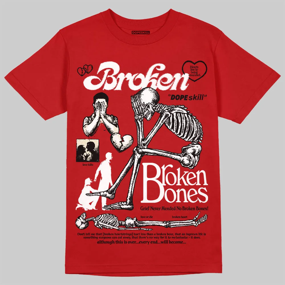 Black Toe Reimagined 1s DopeSkill T-Shirt Broken Bones Graphic sold by DopeSkill product image thumbnail 3