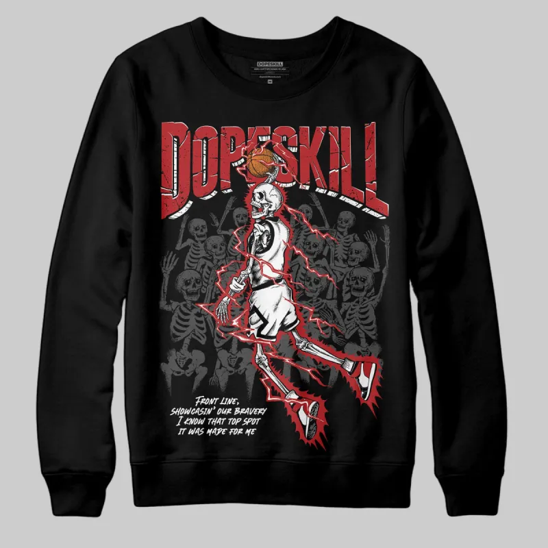 Black Toe Reimagined 1s DopeSkill Sweatshirt Thunder Dunk Graphic sold by DopeSkill