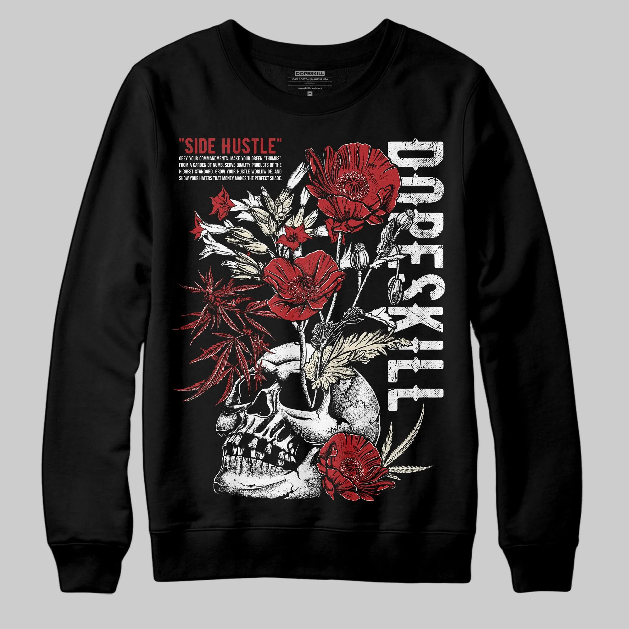 Black Toe Reimagined 1s DopeSkill Sweatshirt Side Hustle Graphic sold by DopeSkill