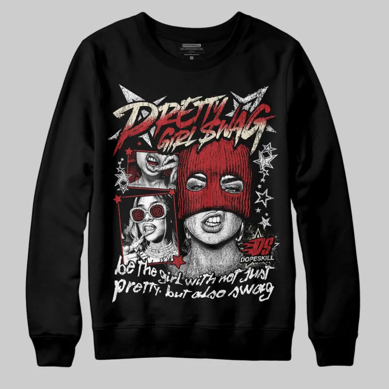 Black Toe Reimagined 1s DopeSkill Sweatshirt Pretty Girl Swag Graphic sold by DopeSkill