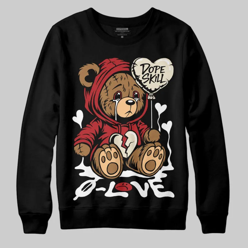 Black Toe Reimagined 1s DopeSkill Sweatshirt Broken Bear Graphic sold by DopeSkill