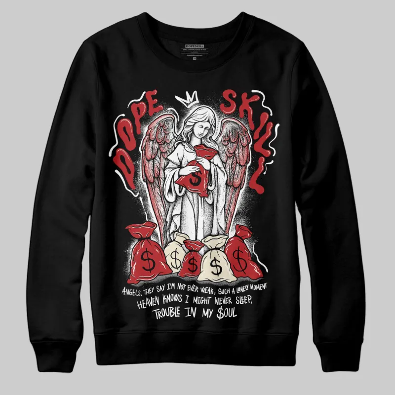 Black Toe Reimagined 1s DopeSkill Sweatshirt Angels Graphic sold by DopeSkill