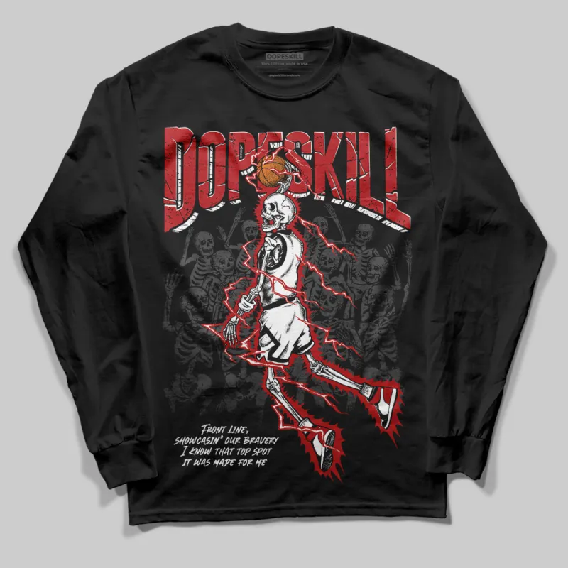 Black Toe Reimagined 1s DopeSkill Long Sleeve T-Shirt Thunder Dunk Graphic sold by DopeSkill