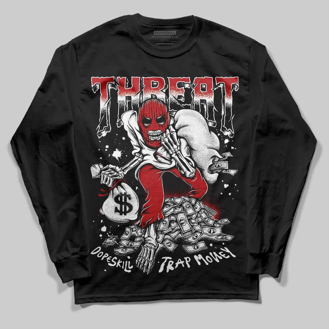 Black Toe Reimagined 1s DopeSkill Long Sleeve T-Shirt Threat Graphic sold by DopeSkill