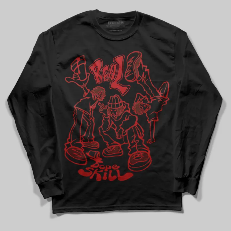 Black Toe Reimagined 1s DopeSkill Long Sleeve T-Shirt Real Y2K Players Graphic sold by DopeSkill