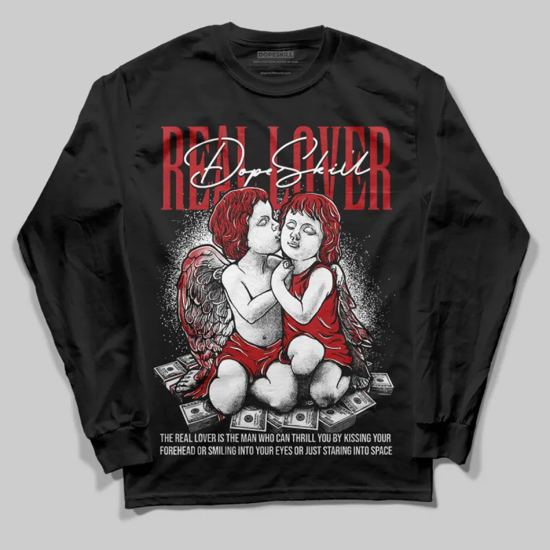 Black Toe Reimagined 1s DopeSkill Long Sleeve T-Shirt Real Lover Graphic sold by DopeSkill