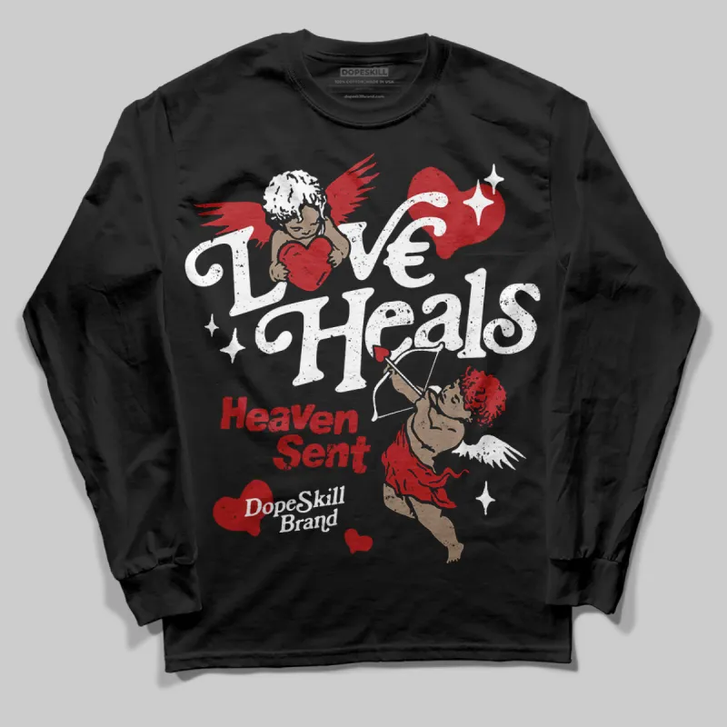 Black Toe Reimagined 1s DopeSkill Long Sleeve T-Shirt New Love Heals Graphic sold by DopeSkill