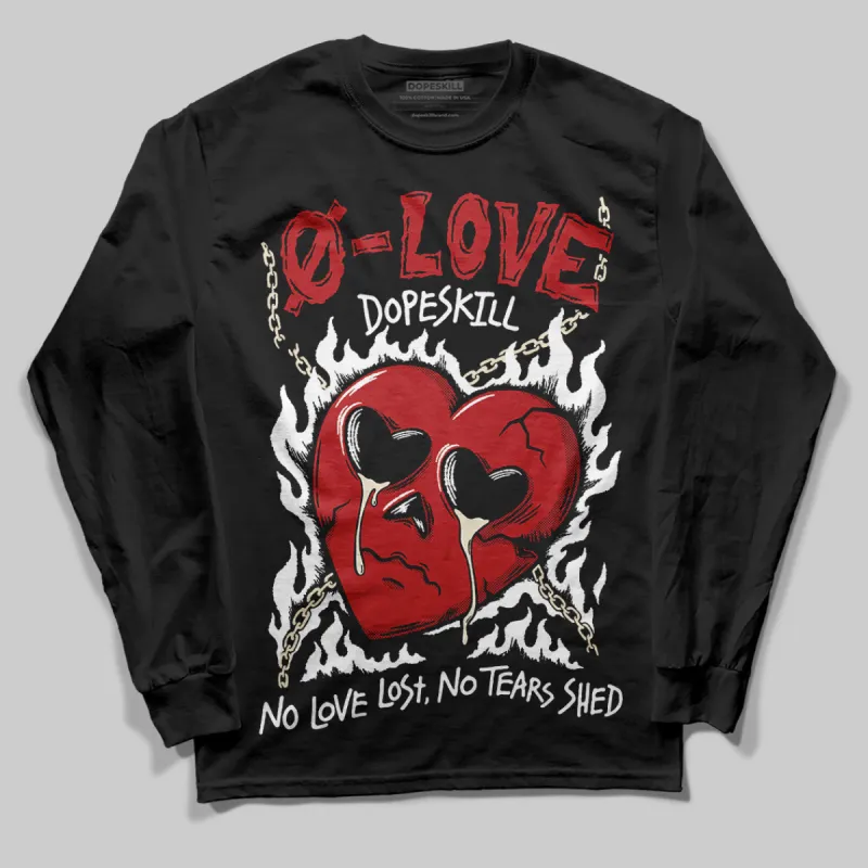 Black Toe Reimagined 1s DopeSkill Long Sleeve T-Shirt Crying Heart Graphic sold by DopeSkill