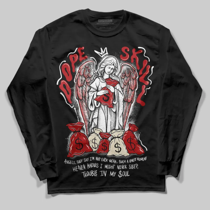 Black Toe Reimagined 1s DopeSkill Long Sleeve T-Shirt Angels Graphic sold by DopeSkill