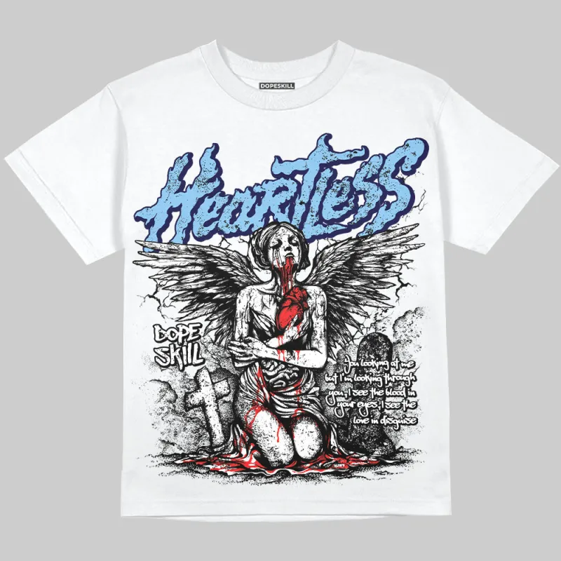 University Blue Collection DopeSkill Oversize Print T-Shirt Heartless Graphic sold by DopeSkill