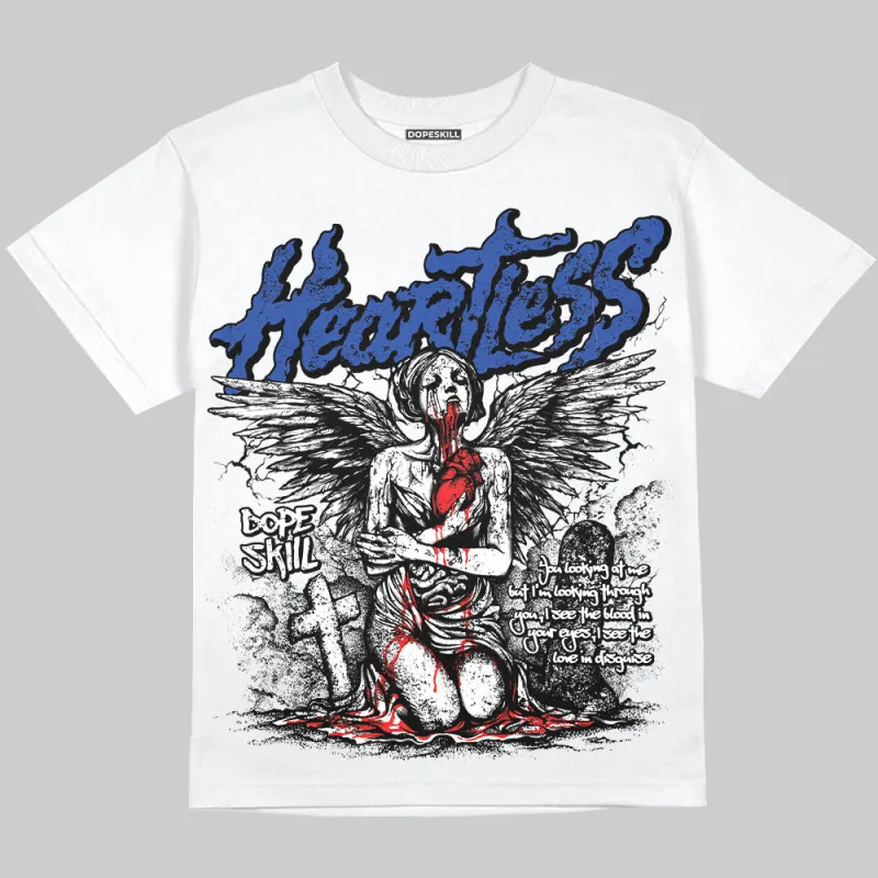 Royal Blue Collection DopeSkill Oversize Print T-Shirt Heartless Graphic sold by DopeSkill