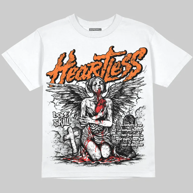 Orange Collection DopeSkill Oversize Print T-Shirt Heartless Graphic sold by DopeSkill