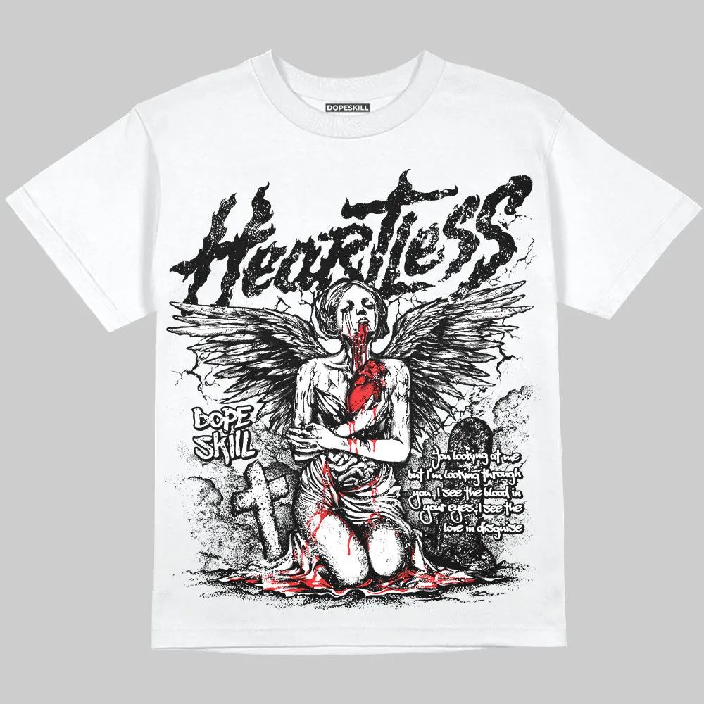 Black and White Collection DopeSkill Oversize Print T-Shirt Heartless Graphic sold by DopeSkill