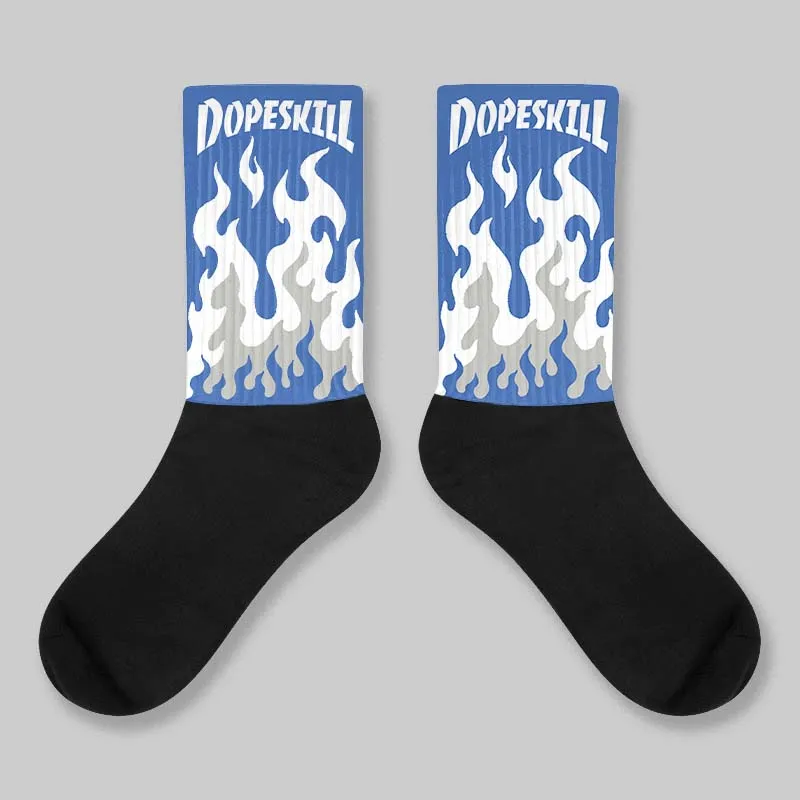 Lucky Shorts 3s DopeSkill Sublimated Sock FIRE Graphic sold by DopeSkill