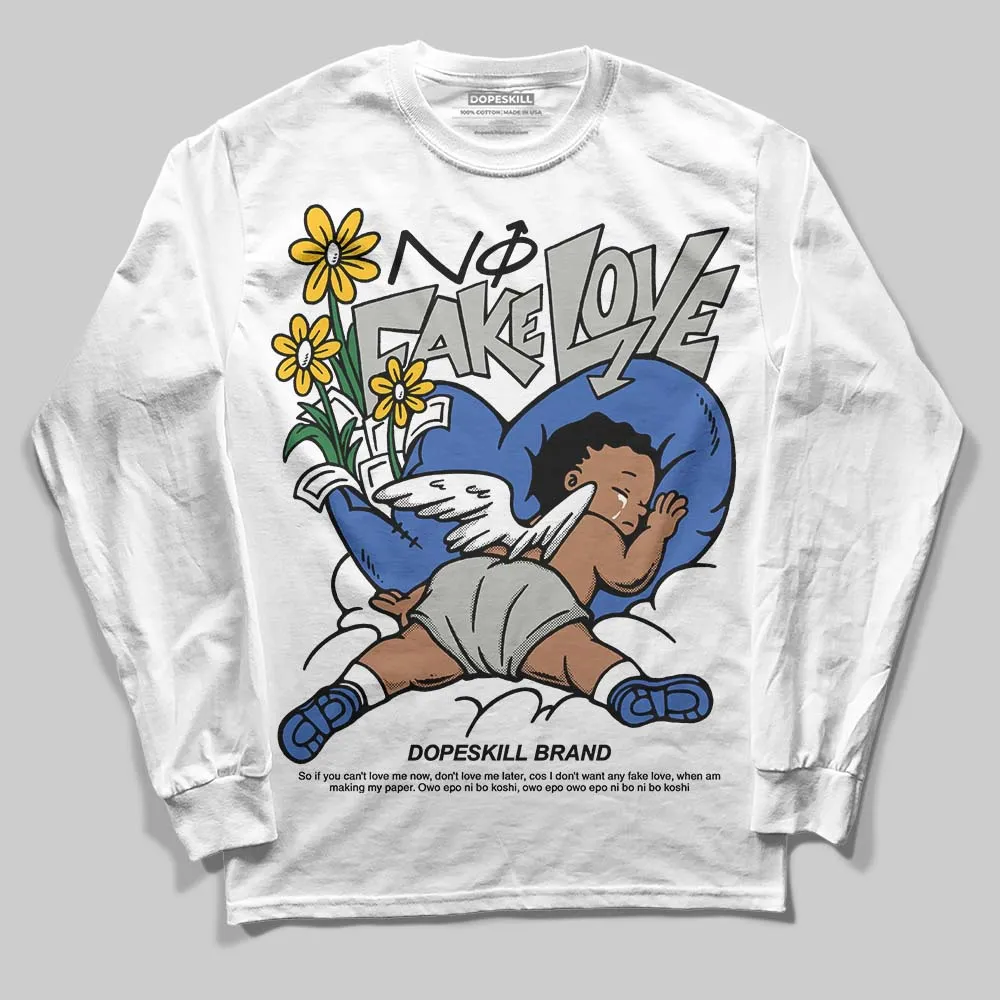 Lucky Shorts 3s DopeSkill Long Sleeve T-Shirt No Fake Love Graphic sold by DopeSkill