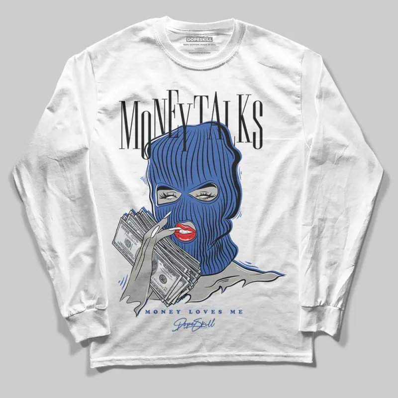 Lucky Shorts 3s DopeSkill Long Sleeve T-Shirt Money Talks Graphic sold by DopeSkill