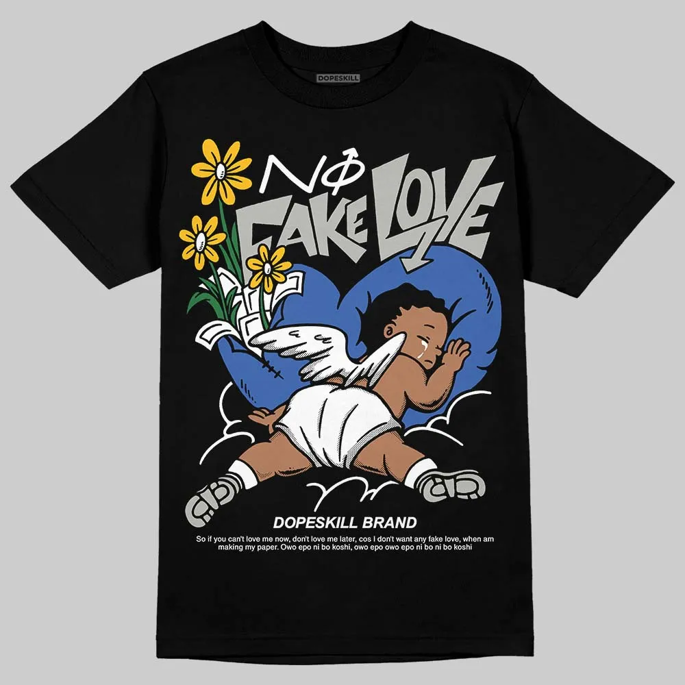 Lucky Shorts 3s DopeSkill T-Shirt No Fake Love Graphic sold by DopeSkill product image thumbnail 2