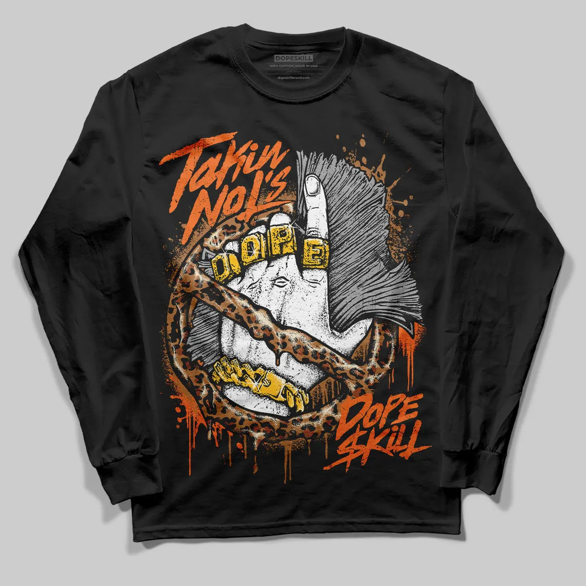 Samba Leopard Pack Preloved Red DopeSkill Long Sleeve T-Shirt Takin No L's Graphic sold by DopeSkill product image thumbnail 2