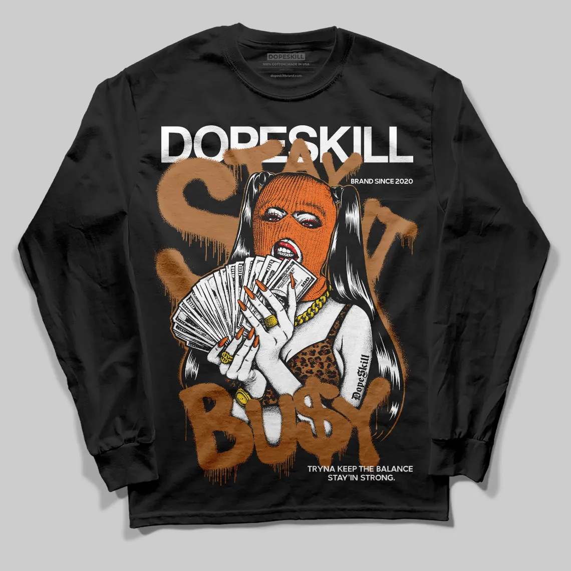 Samba Leopard Pack Preloved Red DopeSkill Long Sleeve T-Shirt Stay It Busy Graphic sold by DopeSkill product image thumbnail 2