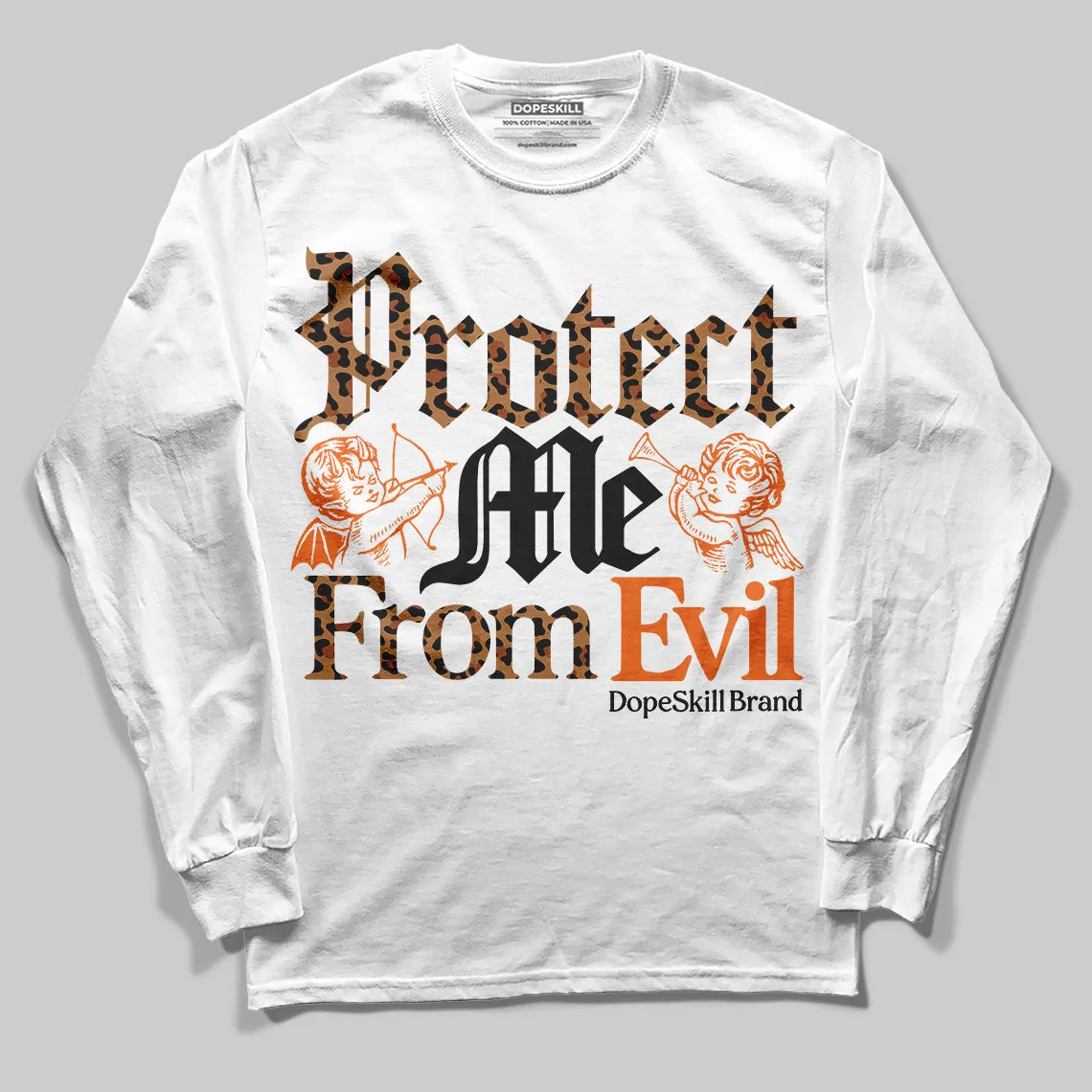 Samba Leopard Pack Preloved Red DopeSkill Long Sleeve T-Shirt Protect Me From Evil Graphic sold by DopeSkill