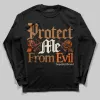 Samba Leopard Pack Preloved Red DopeSkill Long Sleeve T-Shirt Protect Me From Evil Graphic sold by DopeSkill