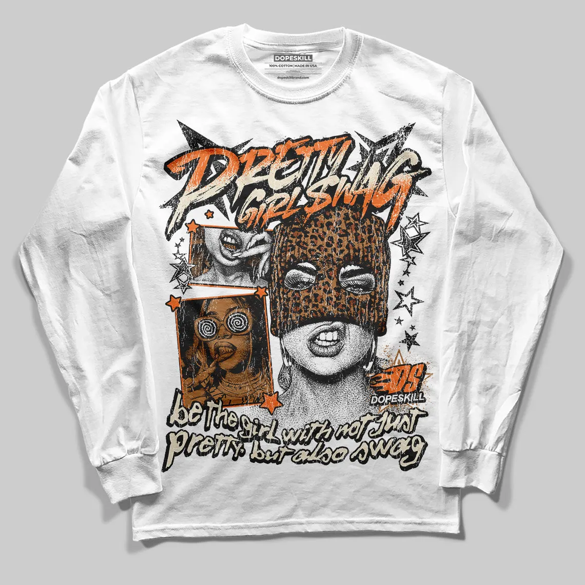 Samba Leopard Pack Preloved Red DopeSkill Long Sleeve T-Shirt Pretty Girl Swag Graphic sold by DopeSkill