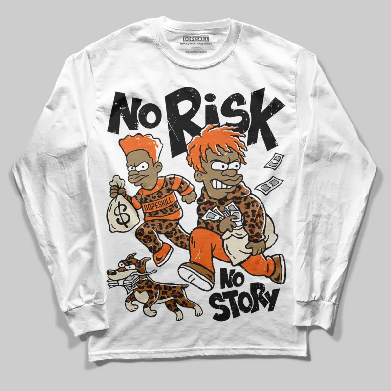 Samba Leopard Pack Preloved Red DopeSkill Long Sleeve T-Shirt No Risk No Story Graphic sold by DopeSkill