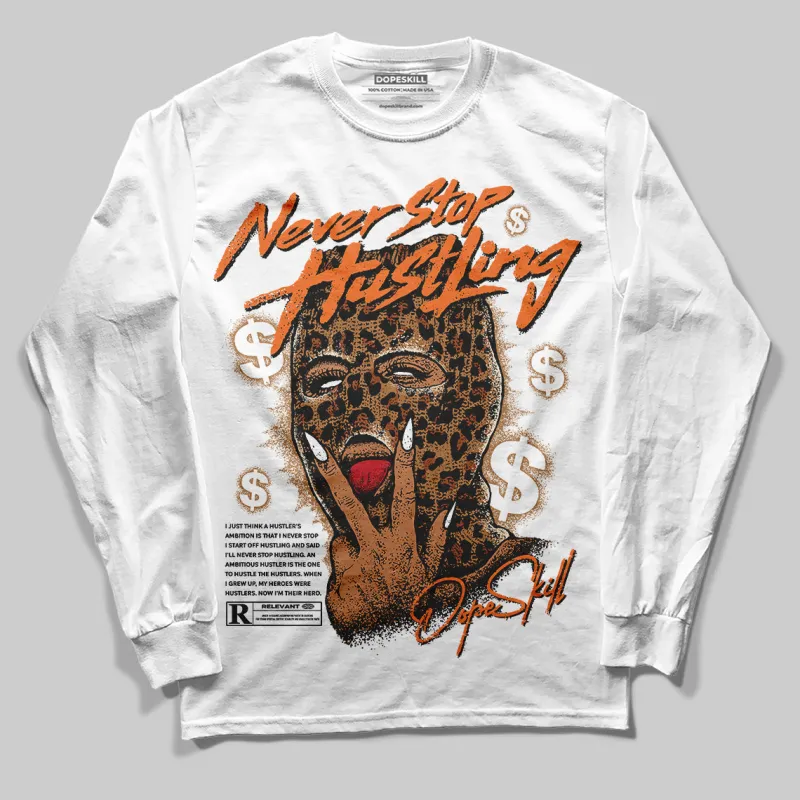 Samba Leopard Pack Preloved Red DopeSkill Long Sleeve T-Shirt Never Stop Hustling Graphic sold by DopeSkill