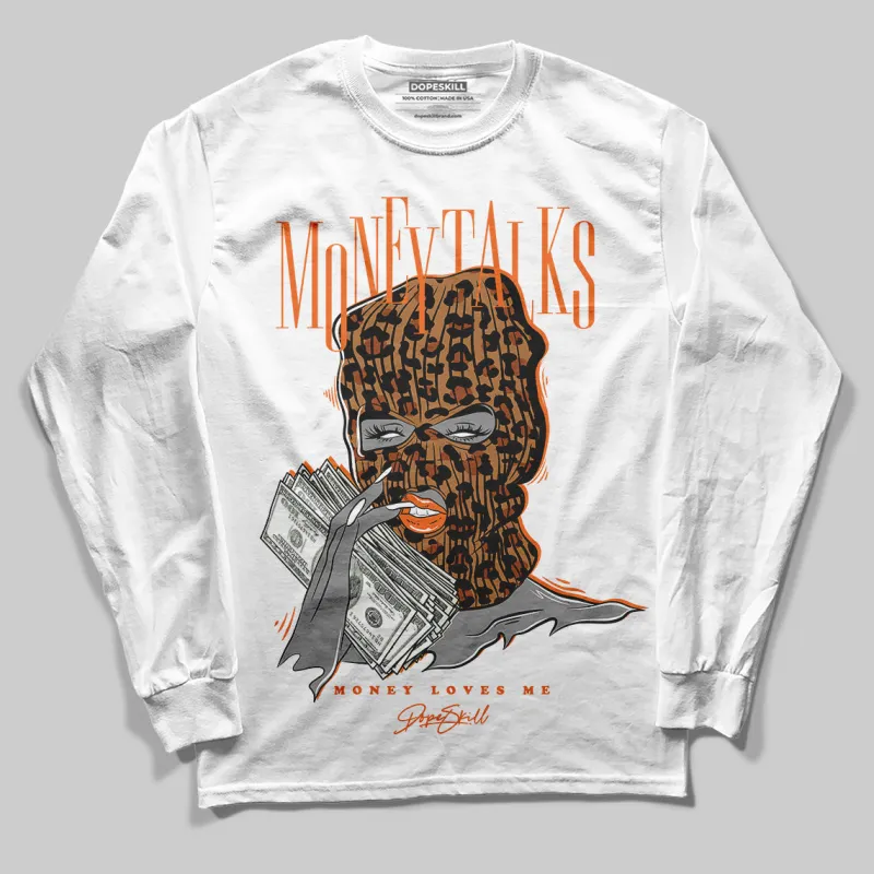 Samba Leopard Pack Preloved Red DopeSkill Long Sleeve T-Shirt Money Talks Graphic sold by DopeSkill