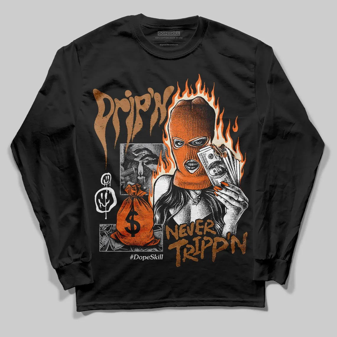 Samba Leopard Pack Preloved Red DopeSkill Long Sleeve T-Shirt Drip'n Never Tripp'n Graphic sold by DopeSkill product image thumbnail 2