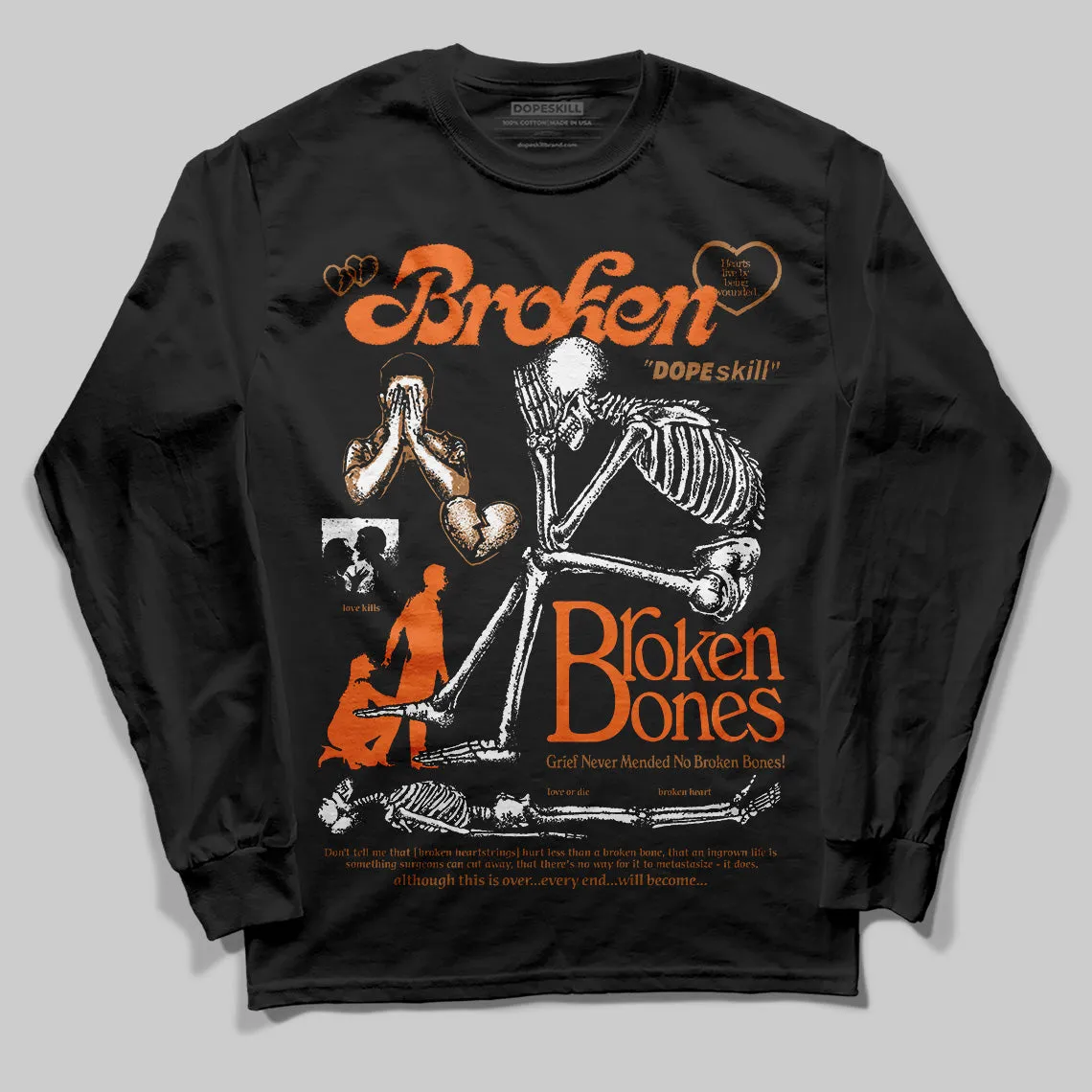 Samba Leopard Pack Preloved Red DopeSkill Long Sleeve T-Shirt Broken Bones Graphic sold by DopeSkill product image thumbnail 2