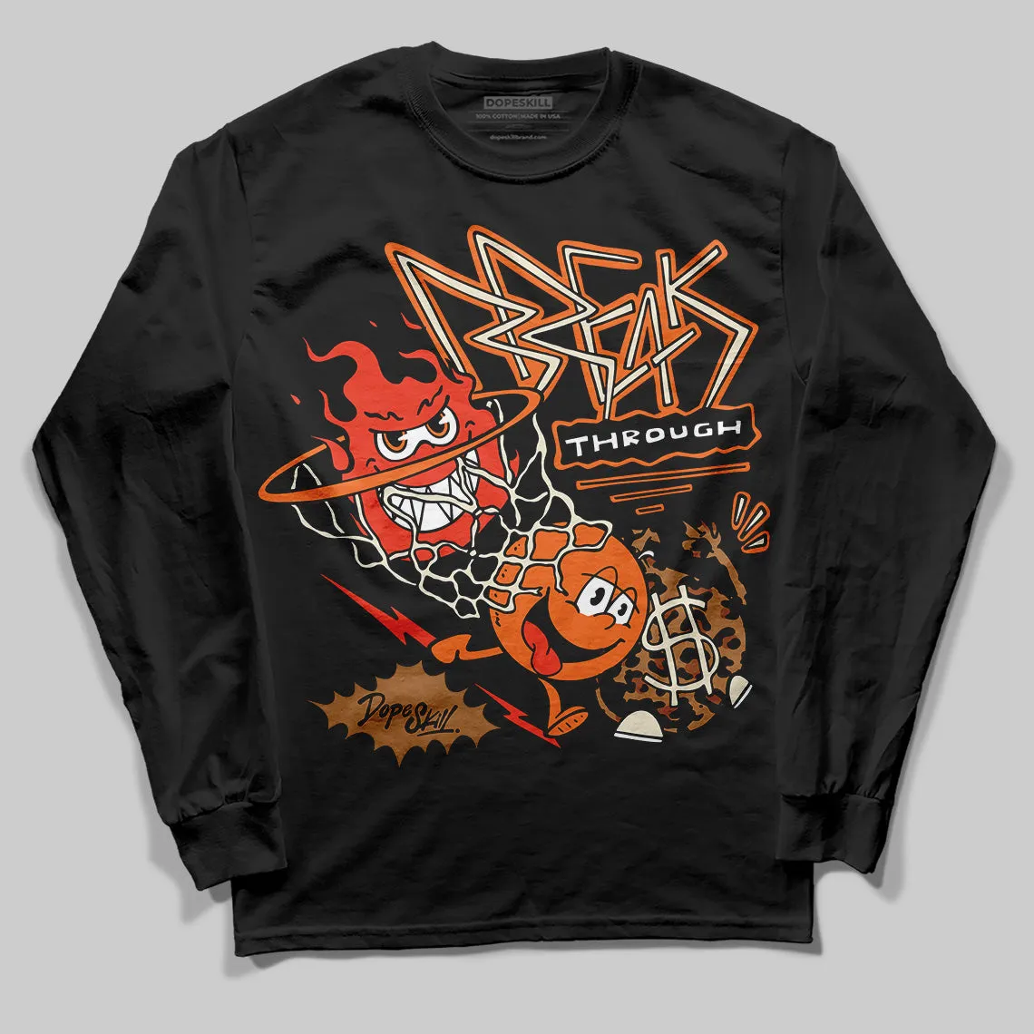 Samba Leopard Pack Preloved Red DopeSkill Long Sleeve T-Shirt Break Through Graphic sold by DopeSkill product image thumbnail 2