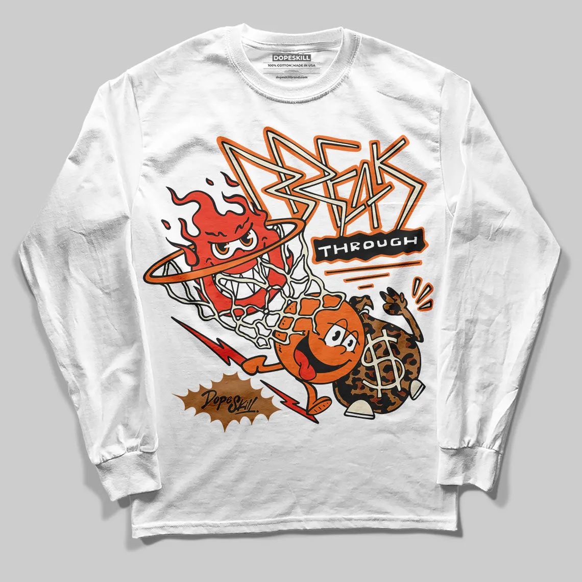 Samba Leopard Pack Preloved Red DopeSkill Long Sleeve T-Shirt Break Through Graphic sold by DopeSkill