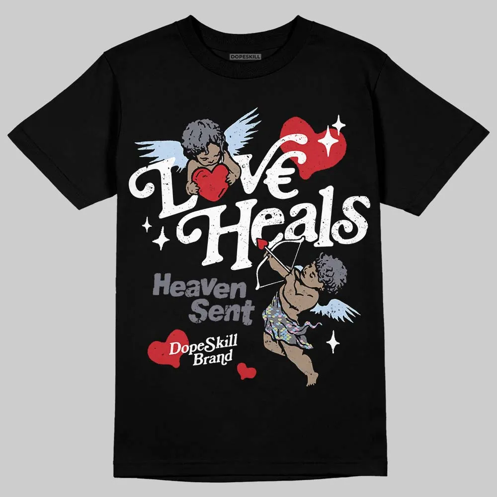 Year Of The Snake 11s DopeSkill T-Shirt New Love Heals Graphic sold by DopeSkill product image thumbnail 2