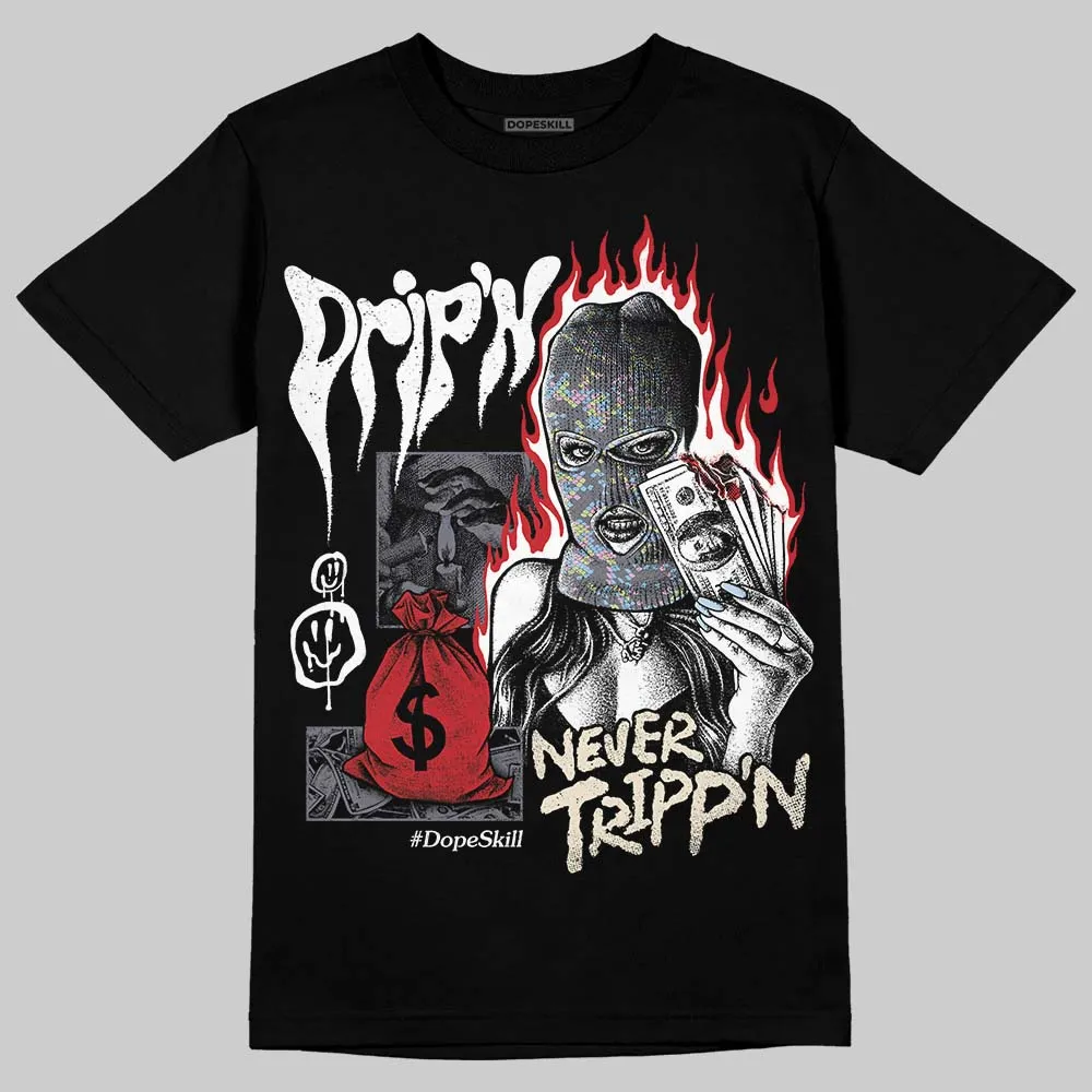 Year Of The Snake 11s DopeSkill T-Shirt Drip'n Never Tripp'n Graphic sold by DopeSkill product image thumbnail 2