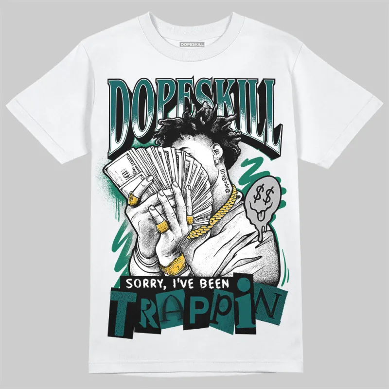Gel 1130 White Dark Neptune DopeSkill T-Shirt Sorry I've Been Trappin Graphic sold by DopeSkill