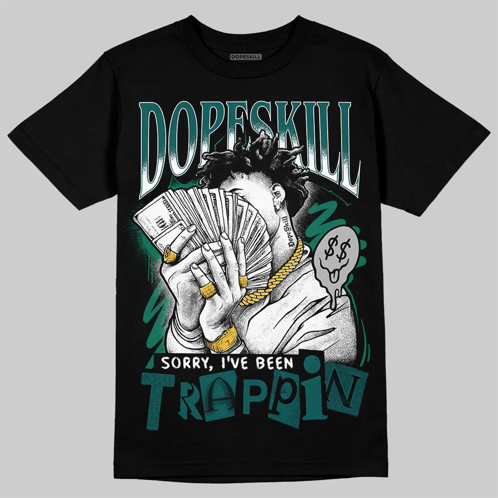 Gel 1130 White Dark Neptune DopeSkill T-Shirt Sorry I've Been Trappin Graphic sold by DopeSkill product image thumbnail 2