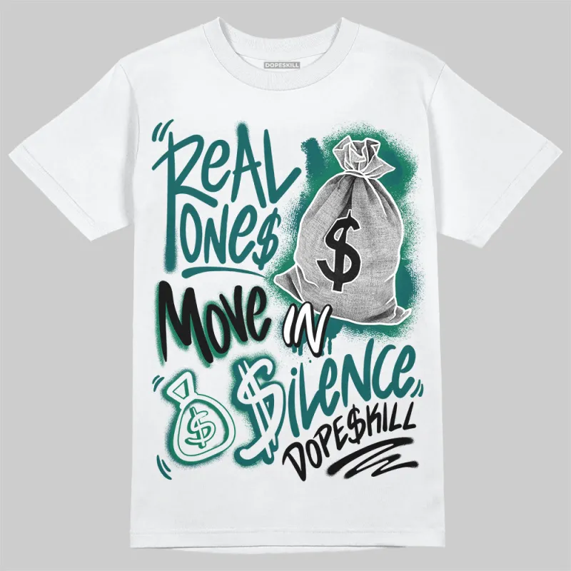 Gel 1130 White Dark Neptune DopeSkill T-Shirt Real Ones Move In Silence Graphic sold by DopeSkill