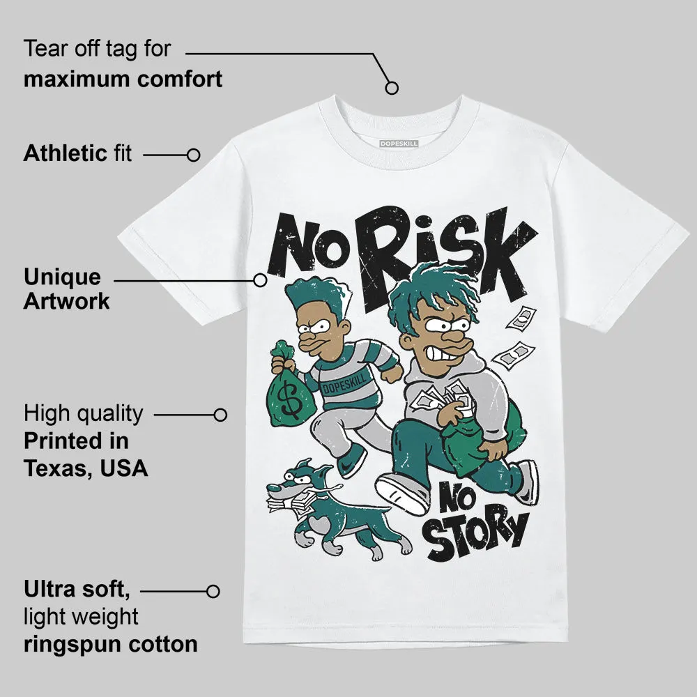 Gel 1130 White Dark Neptune DopeSkill T-Shirt No Risk No Story Graphic sold by DopeSkill product image thumbnail 3