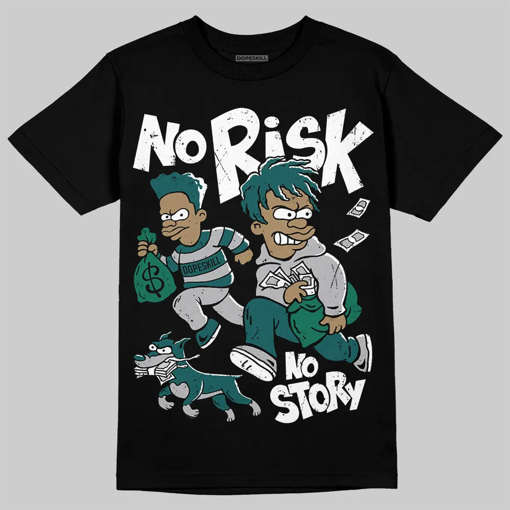 Gel 1130 White Dark Neptune DopeSkill T-Shirt No Risk No Story Graphic sold by DopeSkill product image thumbnail 2