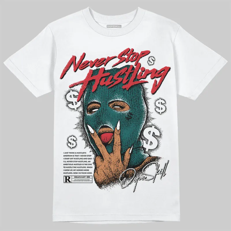 Gel 1130 White Dark Neptune DopeSkill T-Shirt Never Stop Hustling Graphic sold by DopeSkill