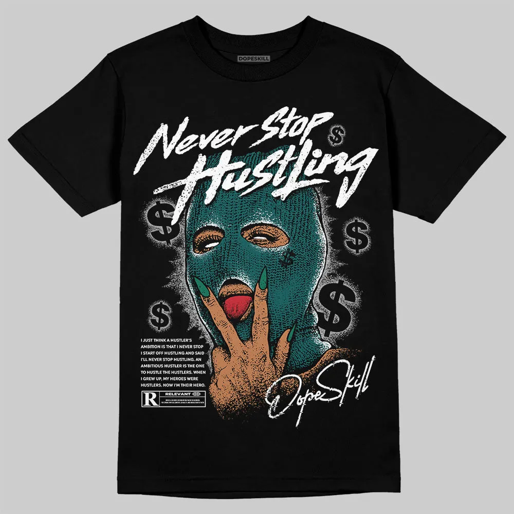 Gel 1130 White Dark Neptune DopeSkill T-Shirt Never Stop Hustling Graphic sold by DopeSkill product image thumbnail 2