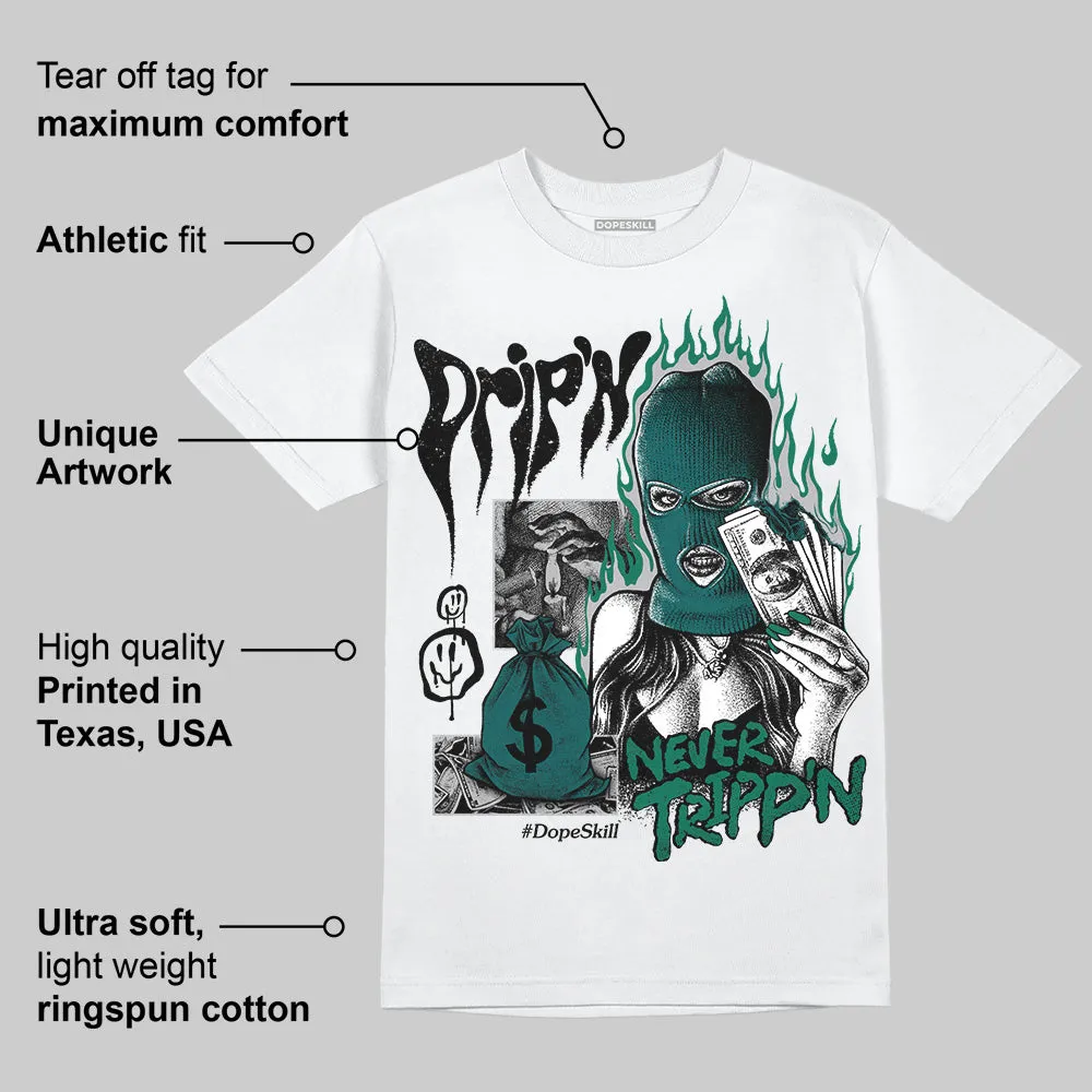 Gel 1130 White Dark Neptune DopeSkill T-Shirt Drip'n Never Tripp'n Graphic sold by DopeSkill product image thumbnail 3
