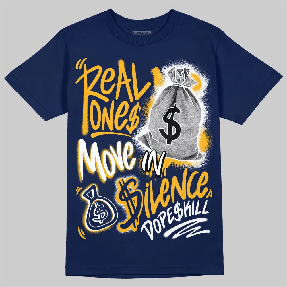 Retro Dunk From Above 4s DopeSkill T-Shirt Real Ones Move In Silence Graphic sold by DopeSkill product image thumbnail 3