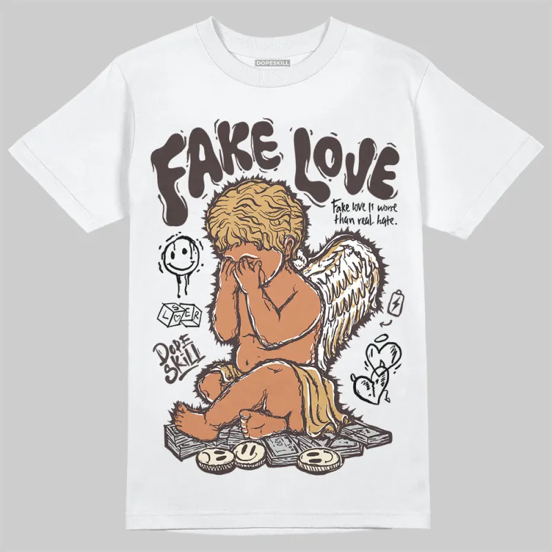 Runner 2.0 Sneakers Brown Fabric DopeSkill T-Shirt False Love Graphic sold by DopeSkill