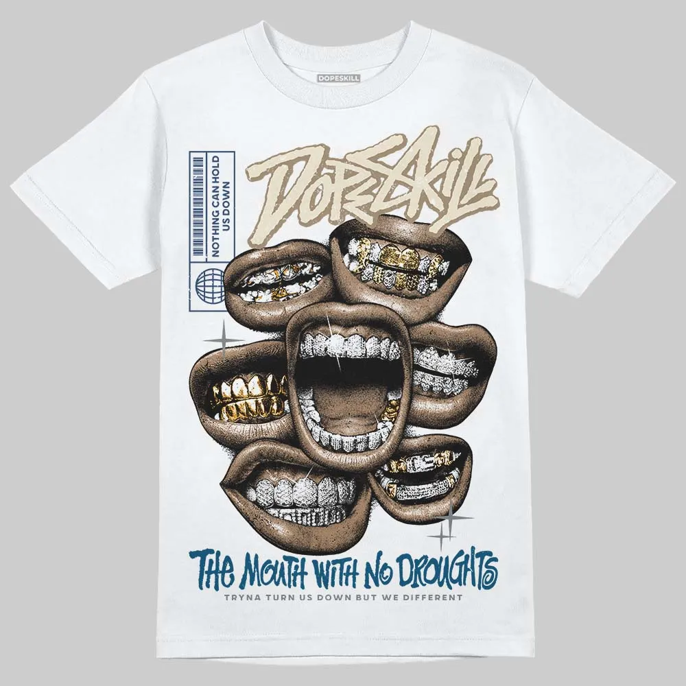 Gel Kayano 14 Cream Pure Silver DopeSkill T-Shirt The Mouth With No Droughts Graphic sold by DopeSkill