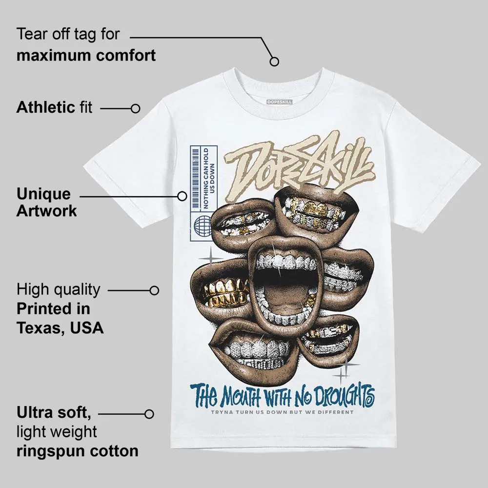 Gel Kayano 14 Cream Pure Silver DopeSkill T-Shirt The Mouth With No Droughts Graphic sold by DopeSkill product image thumbnail 3
