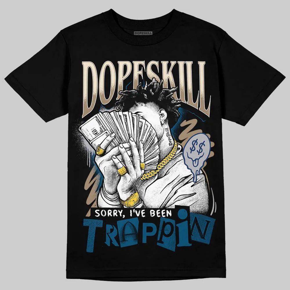 Gel Kayano 14 Cream Pure Silver DopeSkill T-Shirt Sorry I've Been Trappin Graphic sold by DopeSkill product image thumbnail 2