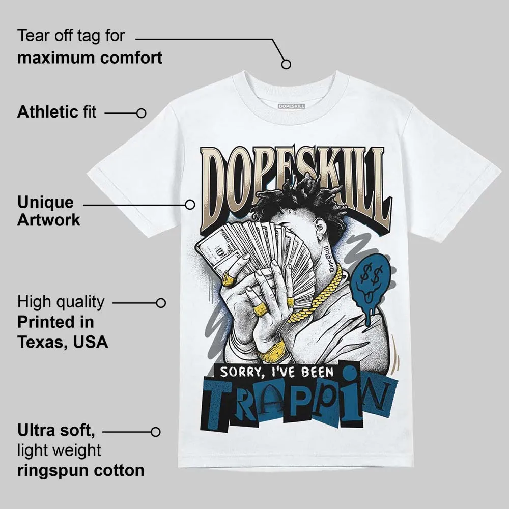 Gel Kayano 14 Cream Pure Silver DopeSkill T-Shirt Sorry I've Been Trappin Graphic sold by DopeSkill product image thumbnail 3